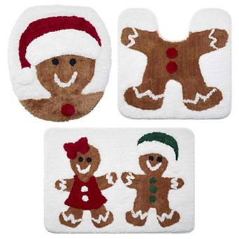 Avanti 3 pc Holiday Bathroom Rug Set