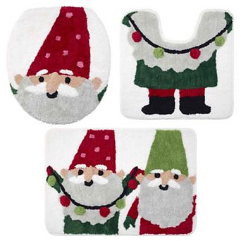 Avanti 3 pc Holiday Bathroom Rug Set