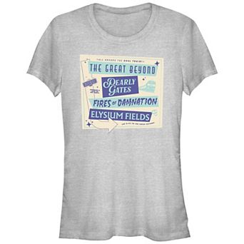 Juniors' Beetlejuice 2 The Great Beyond Pearly Gates Fitted Graphic Tee