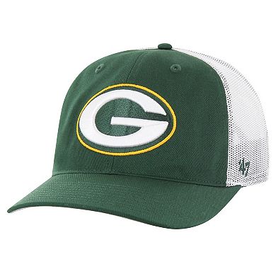 Youth '47 Green/White Green Bay Packers Trucker Adjustable Hat