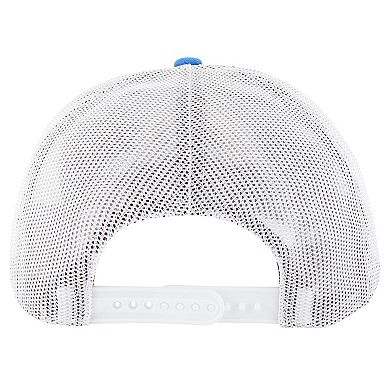 Youth '47 Blue/White Detroit Lions Trucker Adjustable Hat