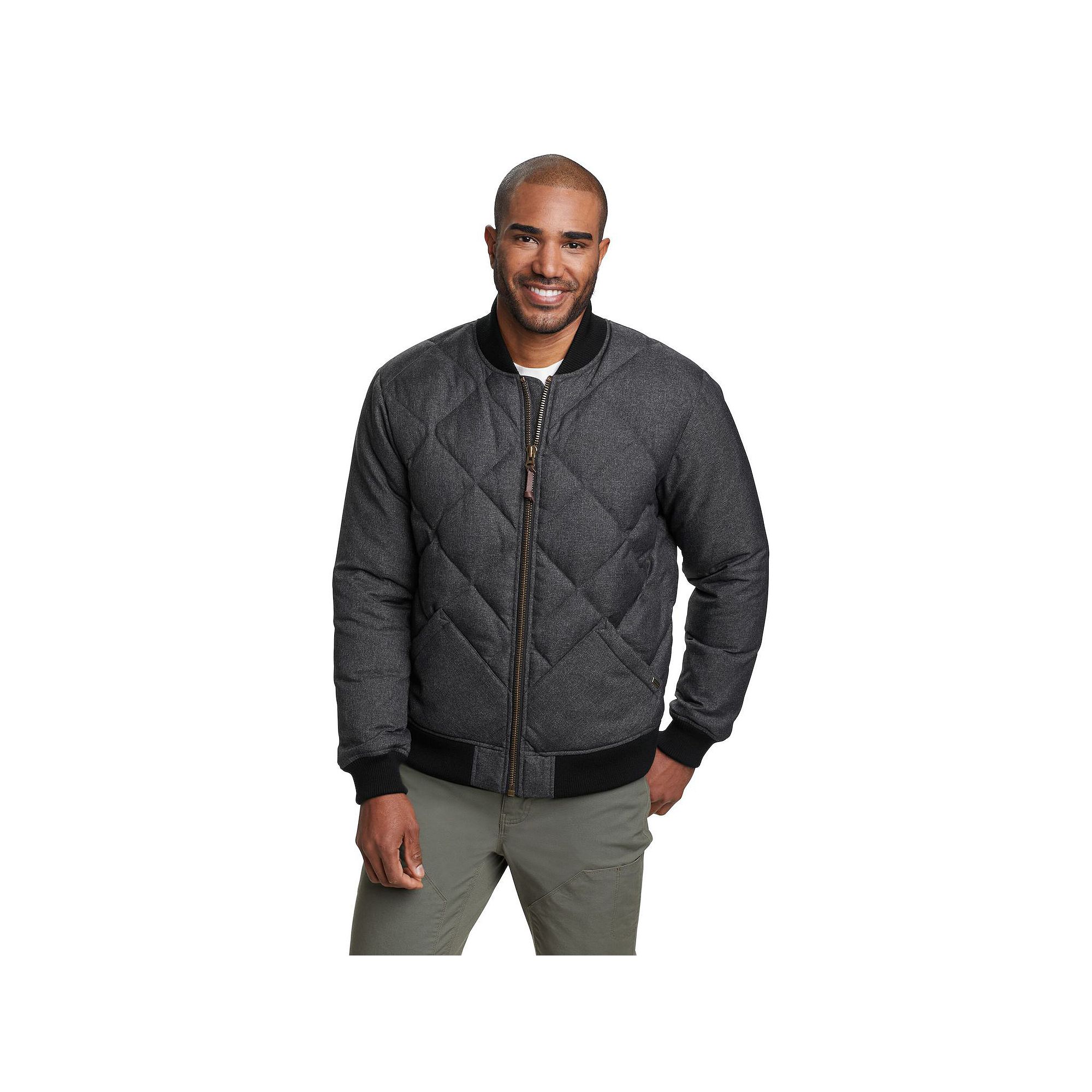 Mens Eddie Bauer 1936 Skyliner Down Jacket, Size: Small, Dark Grey Heather