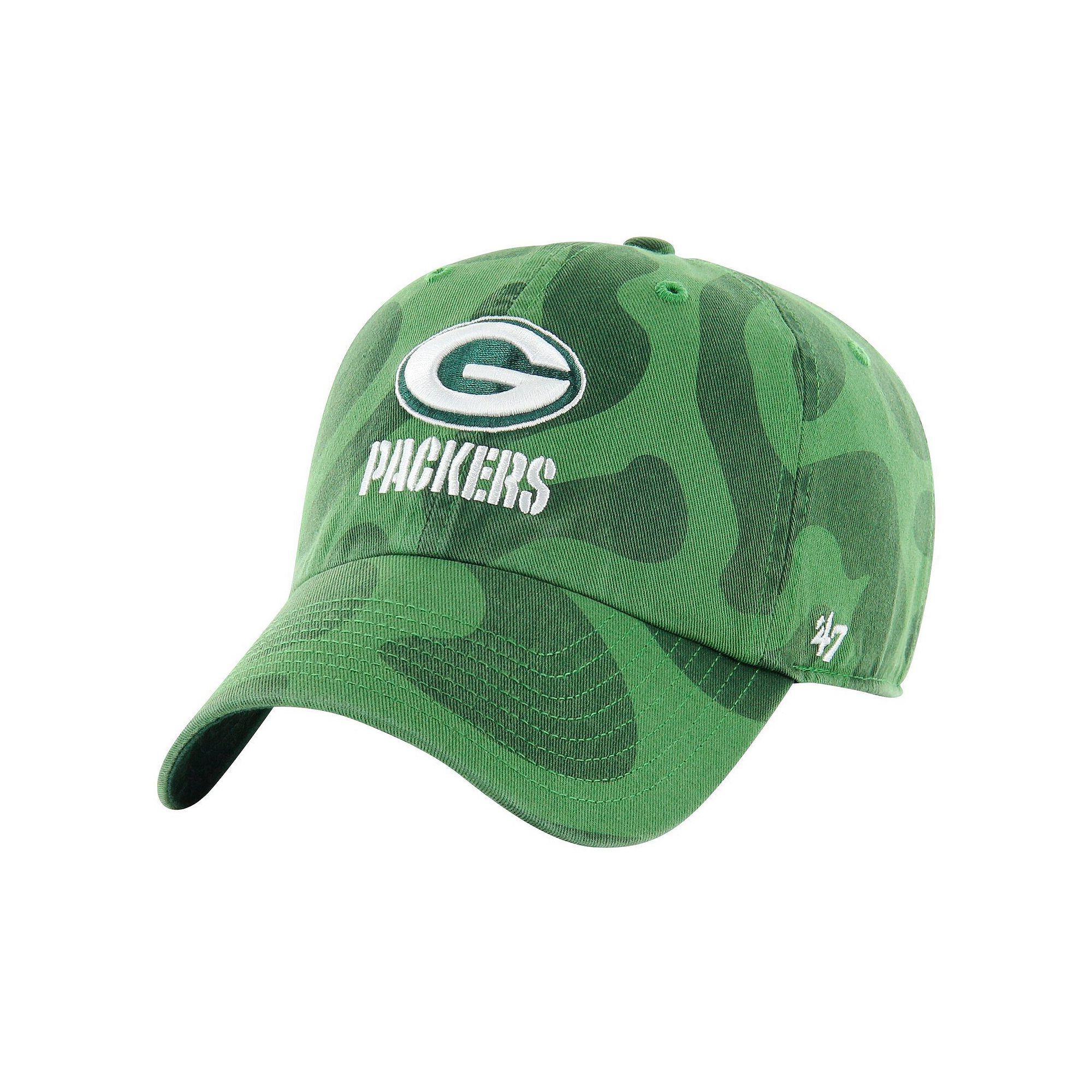 Womens 47  Green Green Bay Packers Freeform Clean Up Adjustable Hat