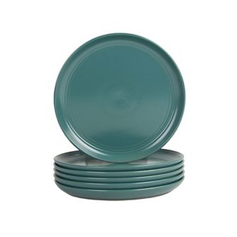 10 Strawberry Street 6 pc Double Line 8.25" Salad Plates