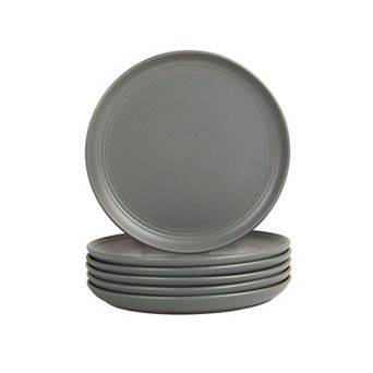 10 Strawberry Street 6 pc Double Line 8.25" Salad Plates