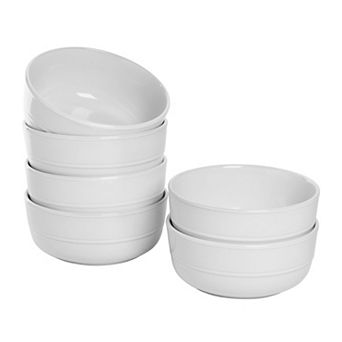 10 Strawberry Street 6 pc Double Line 6.25" Cereal Bowls