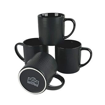 10 Strawberry Street 4 pc 18.5-oz. Luca Mugs