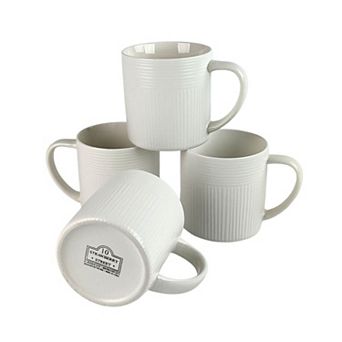 10 Strawberry Street 4 pc 18.5-oz. Luca Mugs