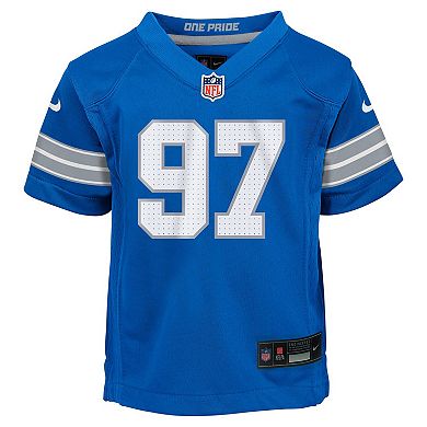 Preschool Nike Aidan Hutchinson Blue Detroit Lions Player Game Jersey
