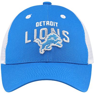Preschool Blue Detroit Lions Core Lockup Trucker Adjustable hat