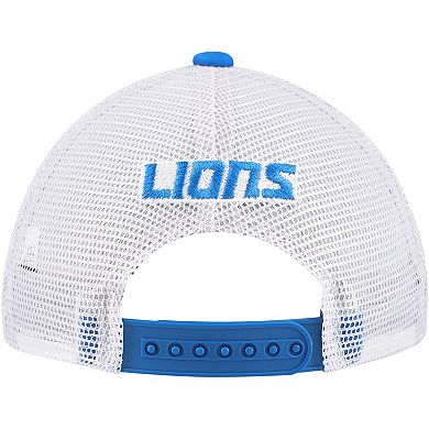 Preschool Blue Detroit Lions Core Lockup Trucker Adjustable hat