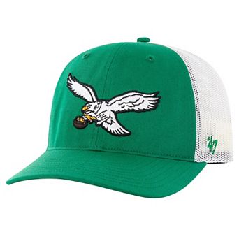 Men's '47 Kelly Green/White Philadelphia Eagles Team Trucker Adjustable Hat