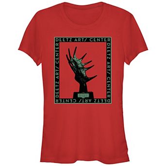 Juniors' Beetlejuice 2 Deetz Art Center Fitted Graphic Tee