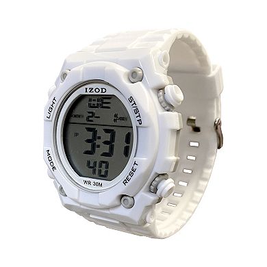 IZOD Men's White Digital Watch - IZO7006KL