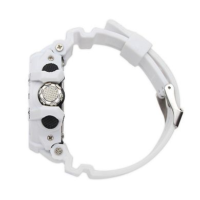 IZOD Men's White Digital Watch with White Silicone Strap - IZO7068KL
