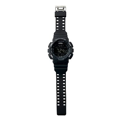 IZOD Men's Black Digital Watch- IZO7005KL