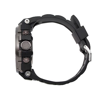IZOD Men's Black Digital Watch with Black Silicone Strap - IZO7067KL