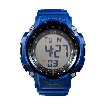 Men's IZOD Digital Watch in Blue