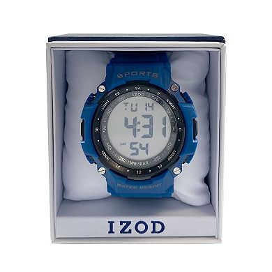 Men's IZOD Digital Watch in Blue
