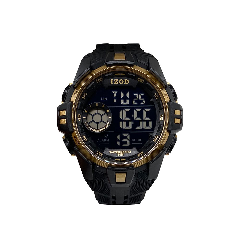IZOD Men's 51mm Black Digital Watch - IZO7164KL