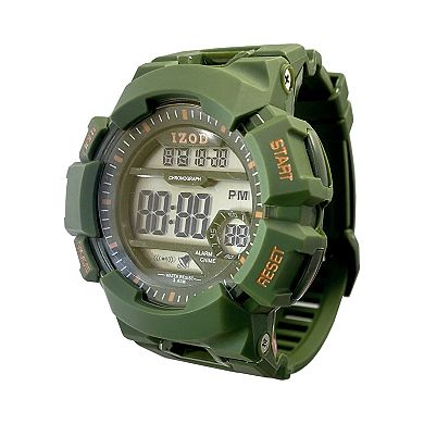 IZOD Men's Green Camo Digital Watch with Matching Bracelet Set - IZO2194KL