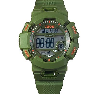 IZOD Men's Green Camo Digital Watch with Matching Bracelet Set - IZO2194KL