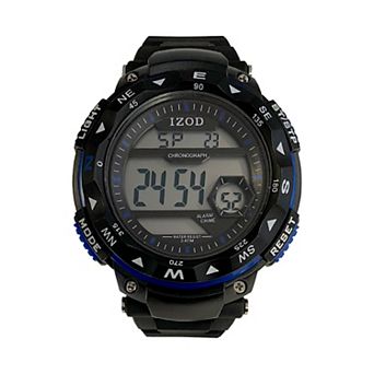 IZOD Men's Black Digital Watch - IZO7012KL