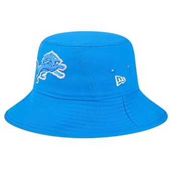 Men's New Era Blue Detroit Lions Main Bucket Hat