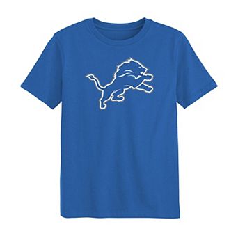 Preschool Blue Detroit Lions Primary Logo T-Shirt