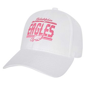 Girls Youth Philadelphia Eagles All White Structured Adjustable��Hat