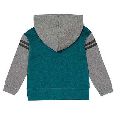 Toddler Philadelphia Eagles Club House Long Sleeve Hoodie Top and Leggings Two-Piece Set