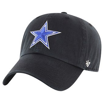 Men's '47 Black Dallas Cowboys Secondary Clean Up Adjustable Hat