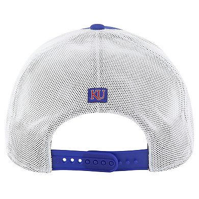 Men's '47 Royal Kansas Jayhawks Downburst Trucker Adjustable Hat