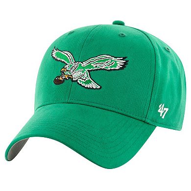 Youth '47 Kelly Green Philadelphia Eagles MVP Adjustable Hat