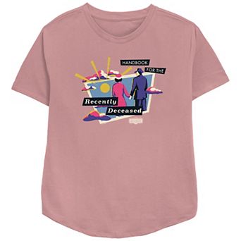 Women's Beetlejuice 2 Handbook For The Recently Deceased Relaxed Fit Graphic Tee