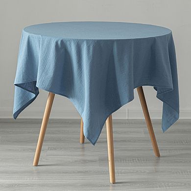 Deerlux 100% Pure Linen Washable Tablecloth Solid Color