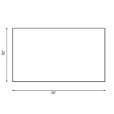 Deerlux 100% Pure Linen Washable Tablecloth Solid Color