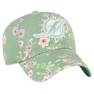 Women's '47 Green Miami Dolphins Meadow Garden Clean Up Adjustable Hat