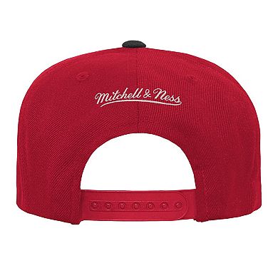 Youth Mitchell & Ness Scarlet San Francisco 49ers Team Two-Tone Snapback Hat