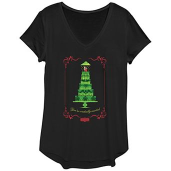 Women's Beetlejuice 2 You're Cordially Invited Wedding Cake Invitation Graphic Tee