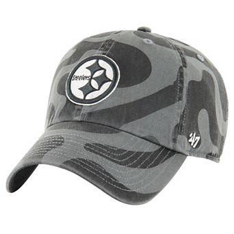 Women's '47 Charcoal Pittsburgh Steelers Freeform Clean Up Adjustable Hat