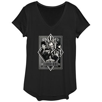 Women's Beetlejuice 2 Character Poster Graphic Tee