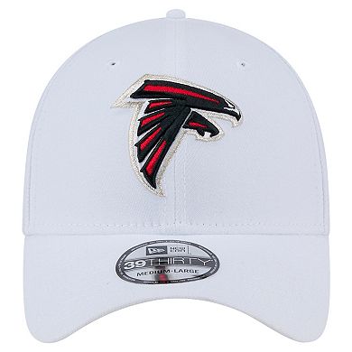 Men's New Era White Atlanta Falcons Main 39THIRTY Flex Hat