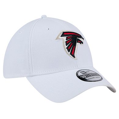 Men's New Era White Atlanta Falcons Main 39THIRTY Flex Hat