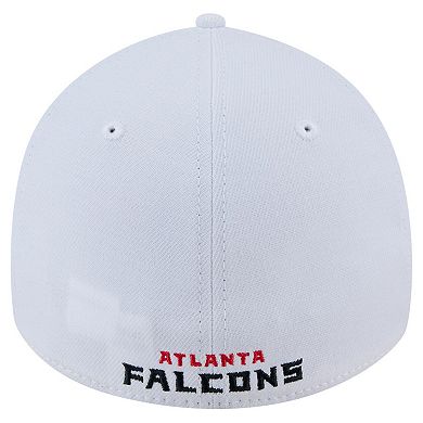 Men's New Era White Atlanta Falcons Main 39THIRTY Flex Hat