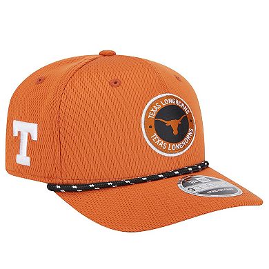 Men's New Era Texas Orange Texas Longhorns COOLERA 9SEVENTY Rope Stretch-Snap Hat