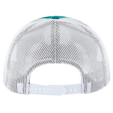 Men's '47 Aqua/White Miami Dolphins Team Unstructured Trucker Adjustable Hat