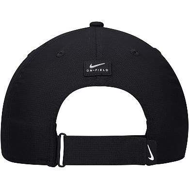 Youth Nike Black Michigan State Spartans 2024 Sideline Club Adjustable Hat