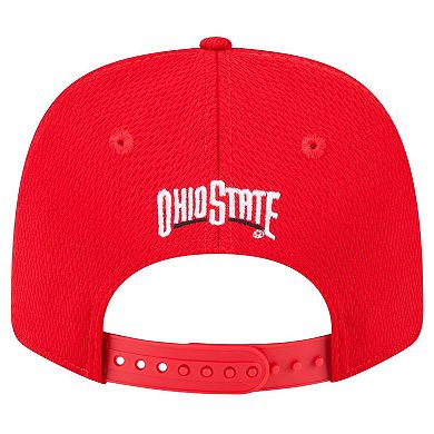 Men's New Era Scarlet Ohio State Buckeyes COOLERA 9SEVENTY Rope Stretch-Snap Hat