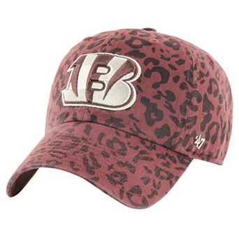 Women's '47 Brown Cincinnati Bengals Tawny Clean Up Adjustable Hat